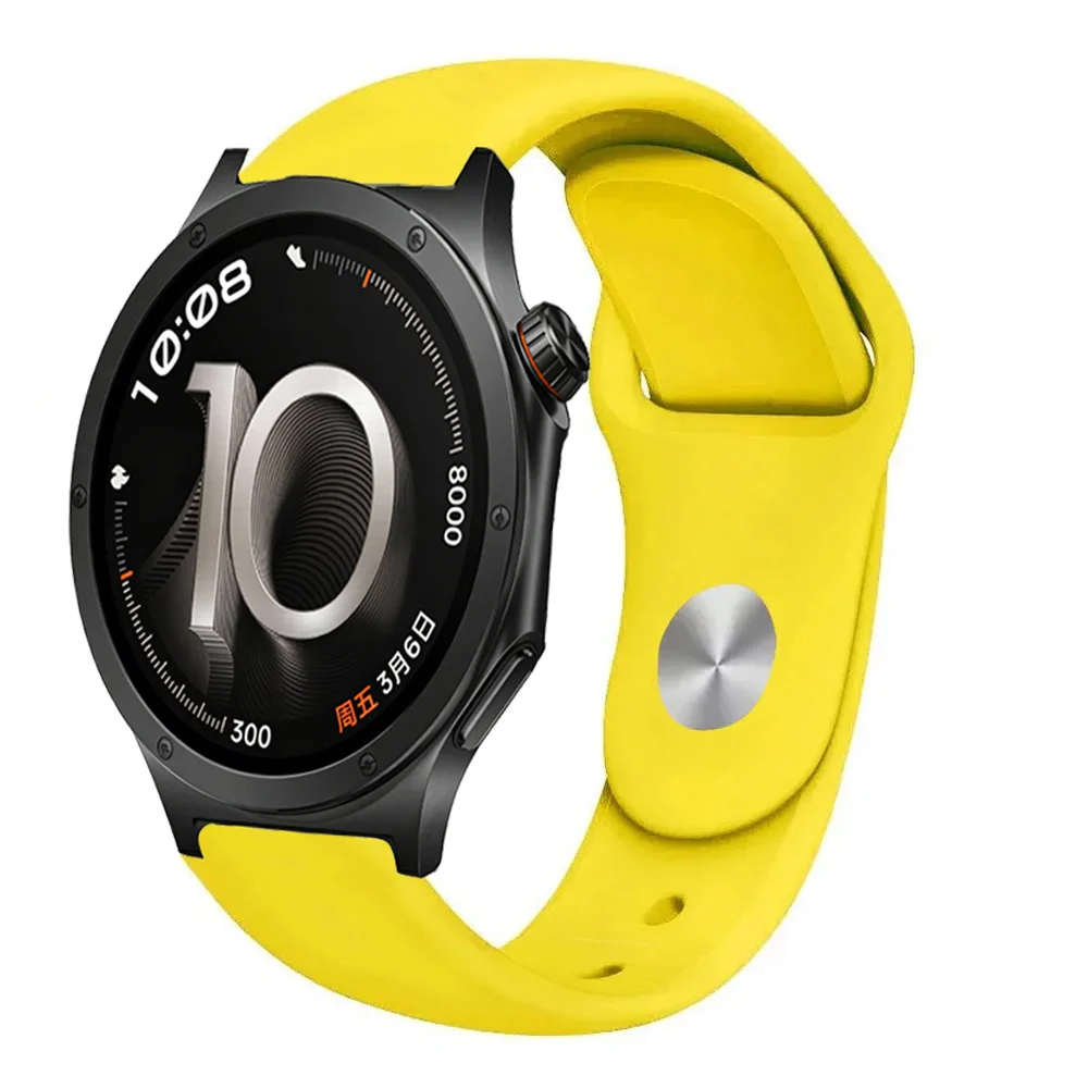 Soft Silicone Sports Strap, Breathable and Comfortable, 18/20/22mm