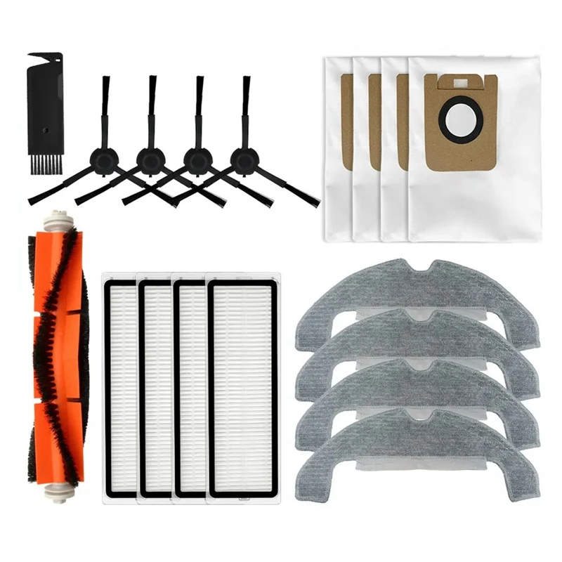 Per Dreame D10S Plus Roller Side Brush Hepa Filter Mop Cloths Rag Dust Bag Robot Aspirapolvere Accessori