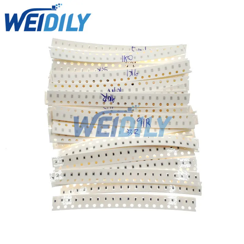 720PCS 0603 SMD Resistor Kit Assorted Kit 1ohm-10M ohm 1% 36valuesX20pcs=720pcs 1608 Resistance Sample Kit Sample bag 660pcs lot 0603 smd resistor kit assorted kit 1r ohm 1m ohm 1% 1608 1r 11m 33valuesx20pcs 660pcs sample kit sample bag