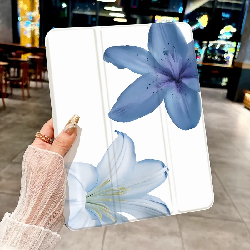 Elegant & Fragrant Lily Pad Tablet Case
