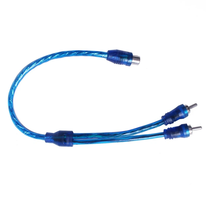 1 RCA Female To 2 RCA Male  й ̺  6 Pcs  