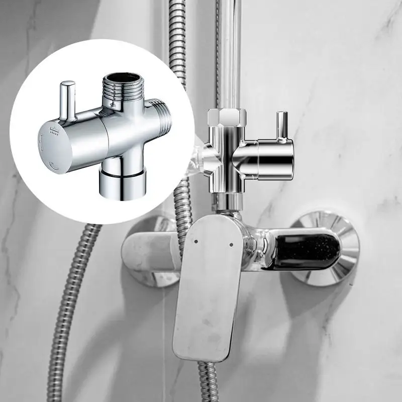 3 Way Solid Brass Shower Diverter Valve for Easy Control
