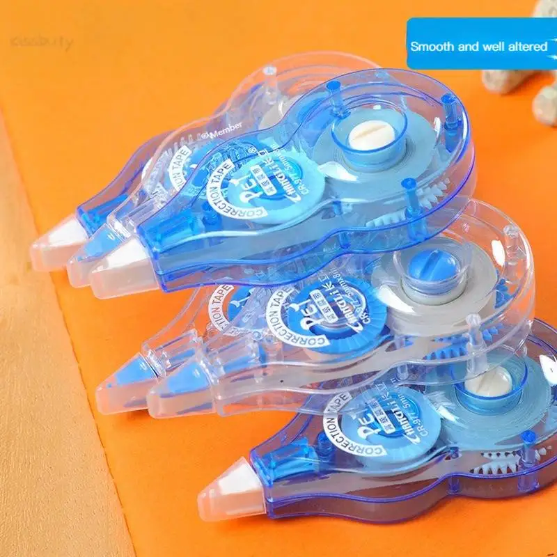 Simple Correction Tape Roller 8mx5mm White Sticker Tape for Student Error Eraser School Office Supplies Stationery 6pcs/Set correction tape