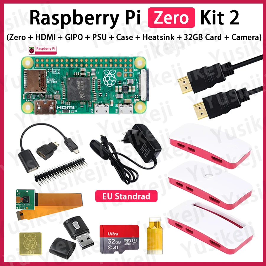 Raspberry Pi Zero Starter Kit with Accessories and 32GB Storage