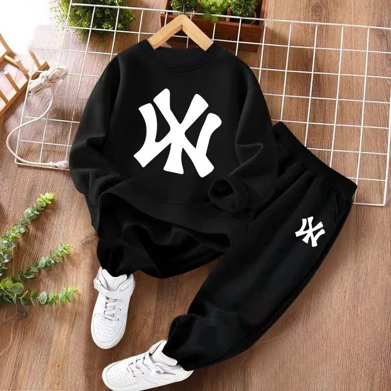 Kids Letter Tracksuit Set 3