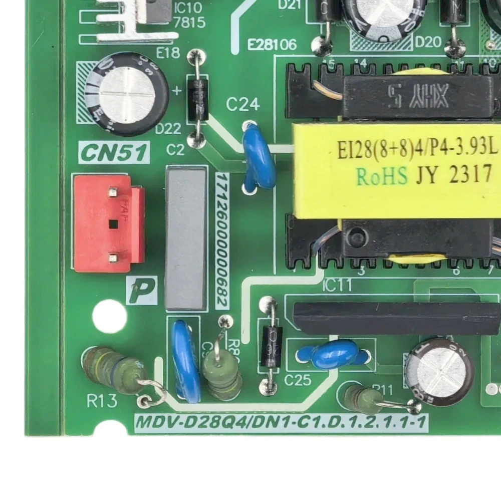새로운 MDV-D28Q4/DN1-C1.D.1.2.1.1-1 17126000000682 Midea 에어컨 전원 모듈 PCB 컨디셔닝 부품용 제어 보드