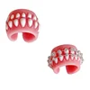 Funny Resin Teeth Gums Opening Rings for Women Sweet Harajuku Creative Punk Rock Tooth Ring Girl Fashion Party Jewelry Dropship 1