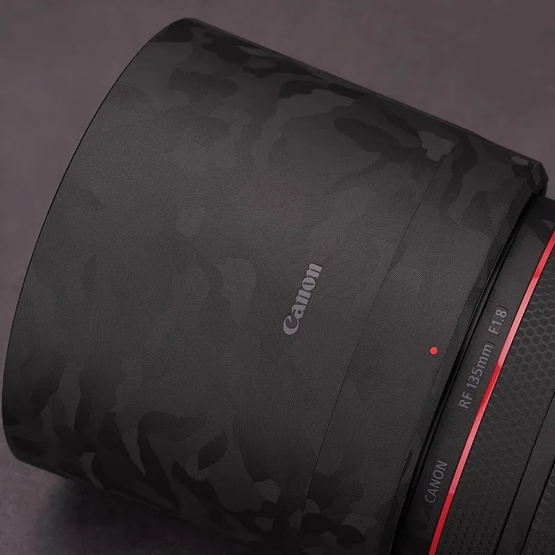 캐논 rf 135mm 스킨 캐논 RF 135mm F1.8 카메라 렌즈 스킨 긁힘 방지 카메라 렌즈 스티커 보호 필름 다양한 색상