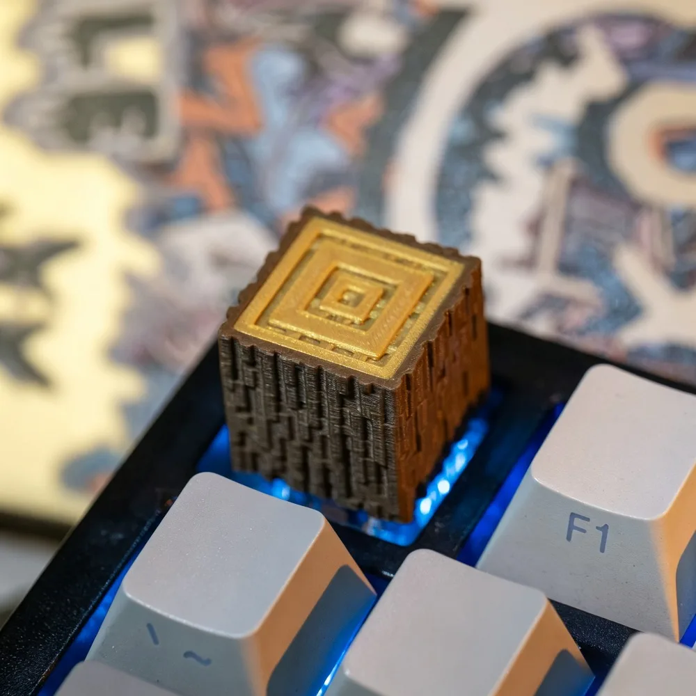 Pixel Art Wooden Keyboard: A Must-Have for Gamers and Enthusiasts