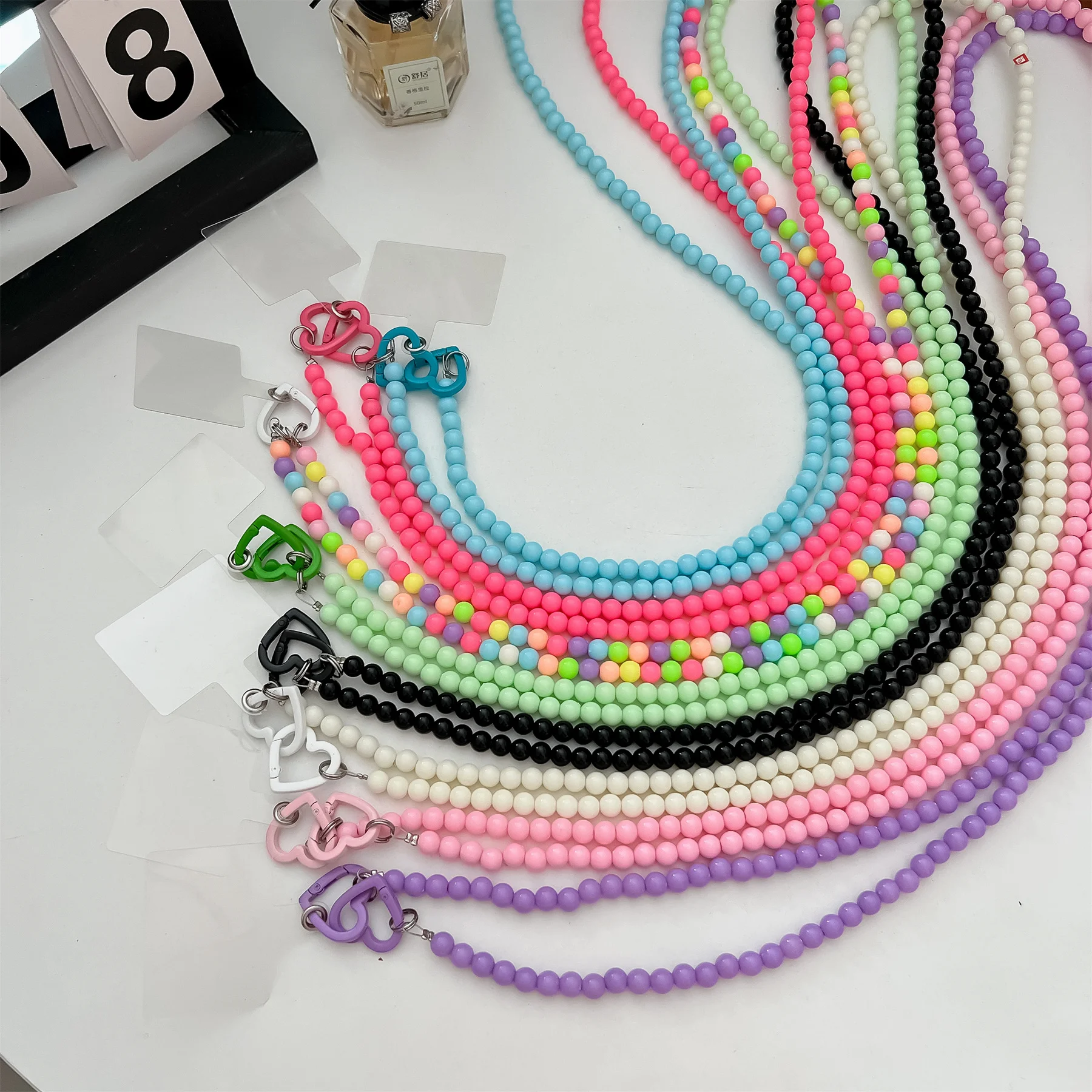 UniversalKoreanMobilePhoneCorssbodyLanyardStrapsRainbowColor