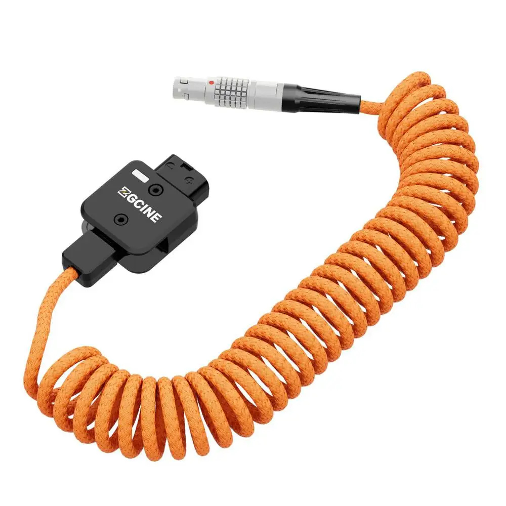 ZGCINE DT-LMS DTap to Lemo 2Pin Male Power Cable for Select RED ARRI and SONY Ca