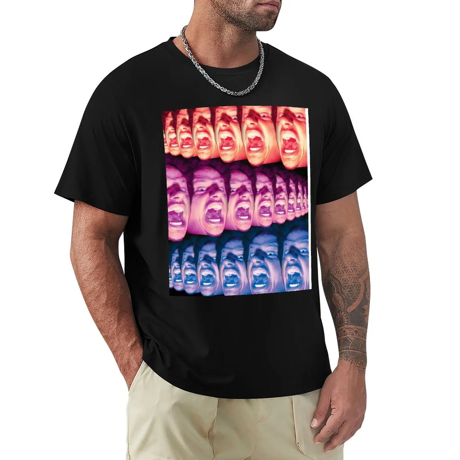 

Eric Andre Screaming T-Shirt boys animal print shirt oversized t shirts graphics t shirt t shirts for men cotton