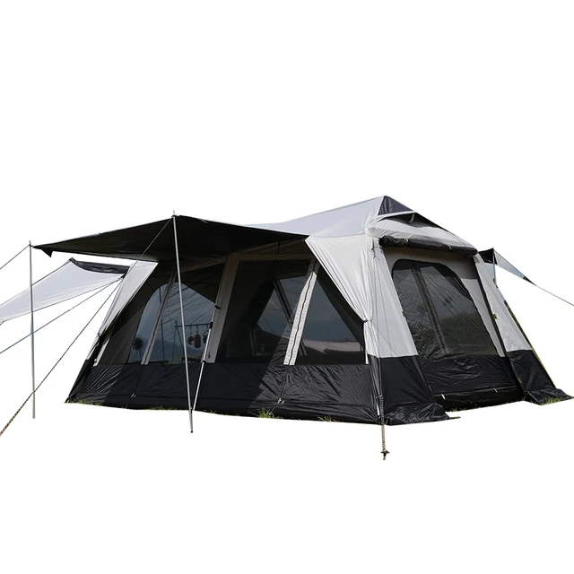 8 Persons Large Automatic Outdoor Camping 3 Rooms Large Waterproof Luxury  Big Family Hiking Tent - China Camping Tents and Tent price