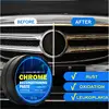 Car Chrome Cleaner Rust Remover Metal Polish Chrome Restorer All Purpose Chrome Restorer Protectant Metal Gloss Polish For