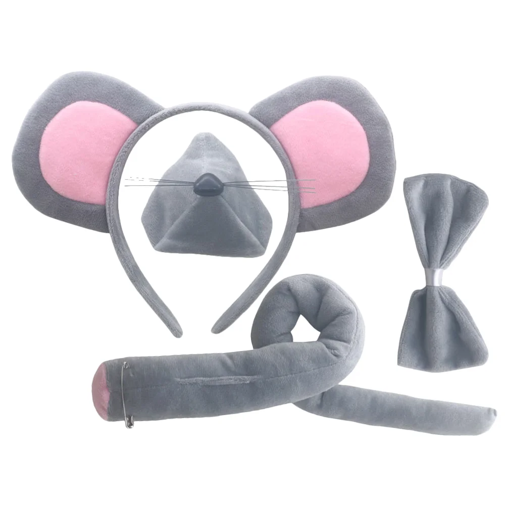 

of Mouse Costume Set Mouse Ears Headband Kids Mouse Nose Tail Bow Tie