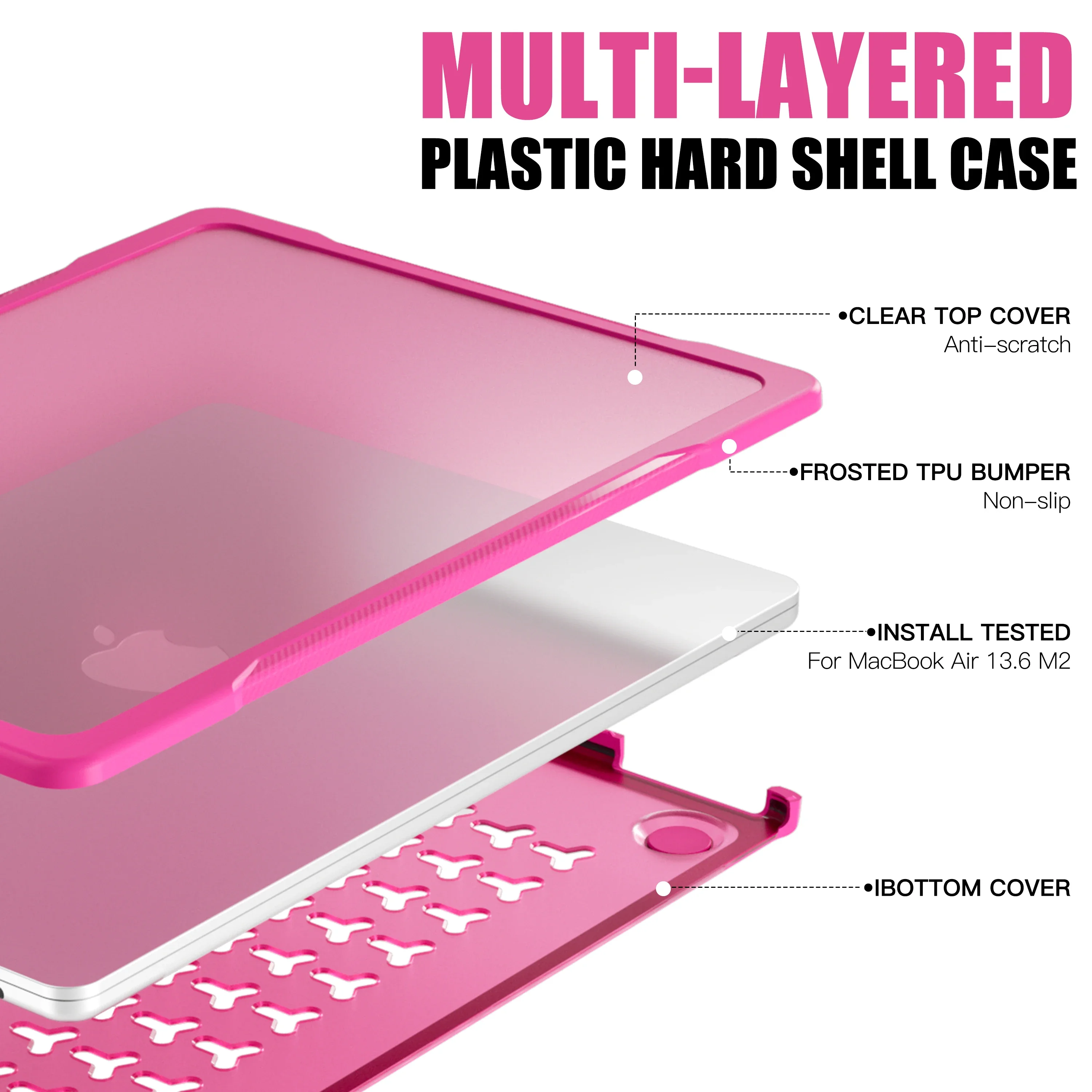 Capa para Laptop para Apple Macbook Shell Apple Macbook Pro 13 Pro 13 2023 14 2023 2023 Air 136 2023 - Imagem 2