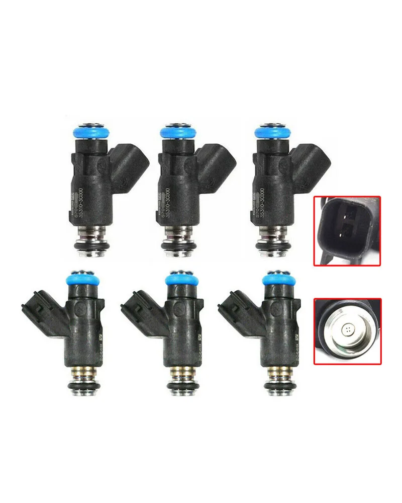 

Высококачественные топливные форсунки 6X для Hyundai Veracruz 2007-2012 08 09 3.8L V6 35310-3C000 3531038010 3531038010D 353103C000