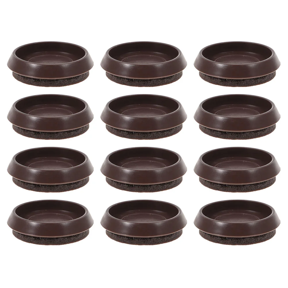 12 Pcs Circle Rugs Fixed Caster Cup Cups Chair Feet Floor Protectors Furniture Pads Washing Machine Wheel Stopper