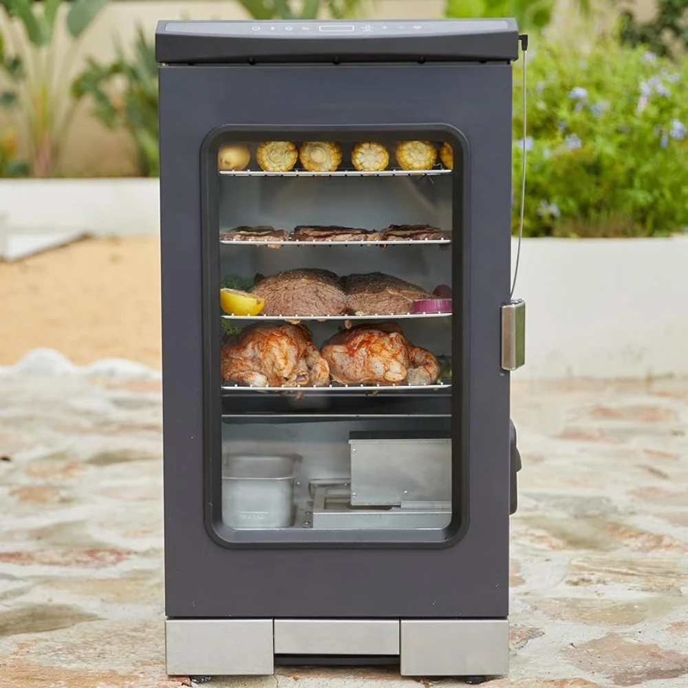 

with Glass Door and Extra Long Constant Smoking, 725 sq inches, 4 Detachable