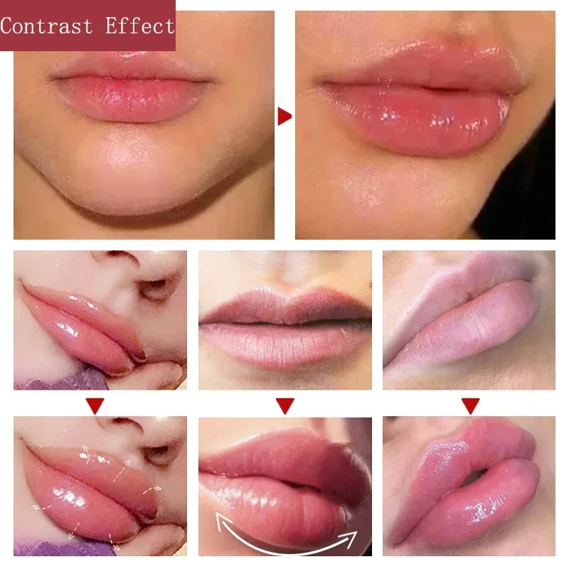 Lip Booster Plumping Serum Oil Hyaluronate Acid Moisturizing Sexy Enhancer Non-Irritating Brighten Fade Lines Plump Products 2