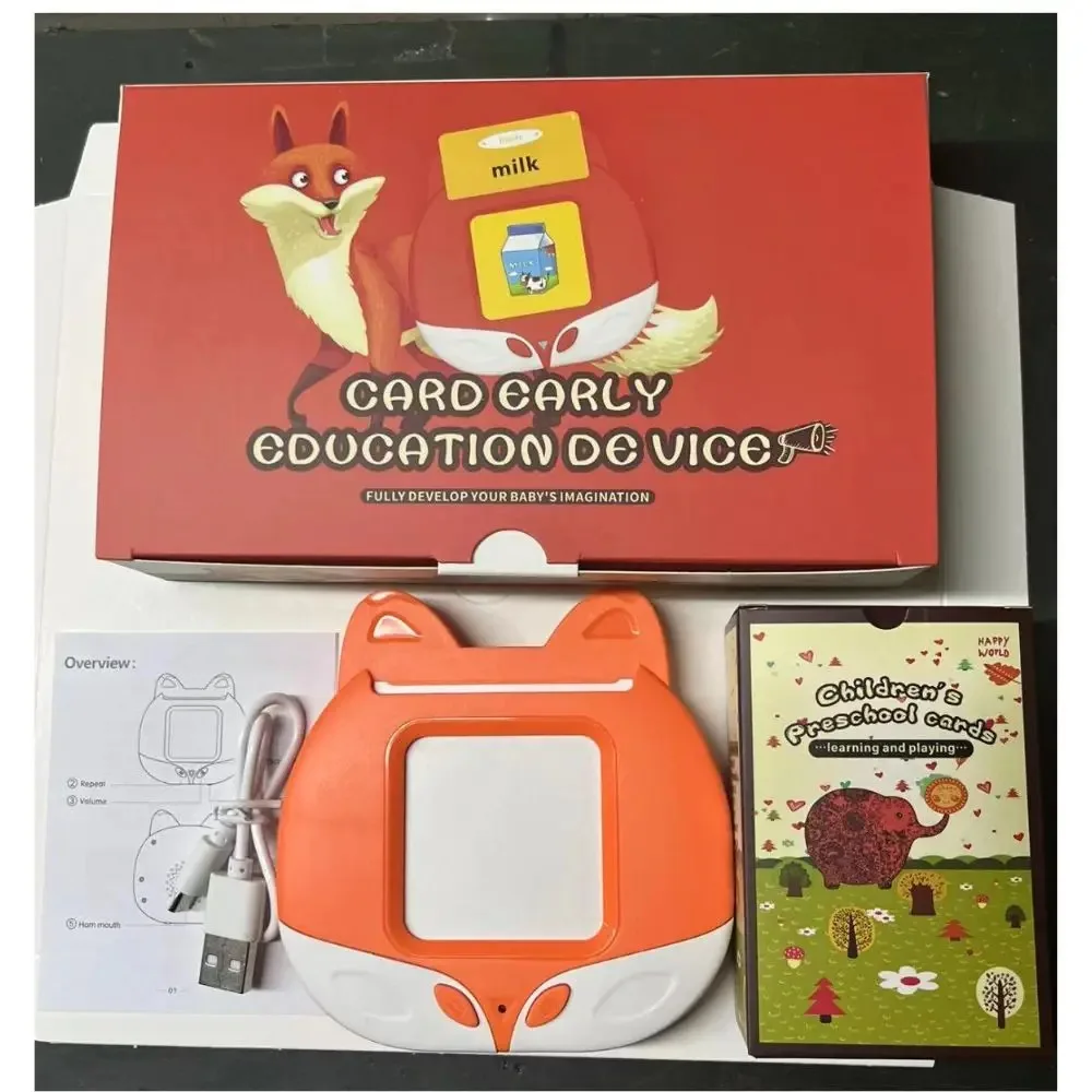 Parent-child education, children's puzzle enlightenment, sound insertion card machine, early education card machine 6
