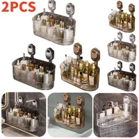 Toilet Storage Rack Bathroom Shelf No-Drill Corner Shelf Shower Wall Mounted Shelf Bracket Bathroom Accessory Organizer Shampoo 1