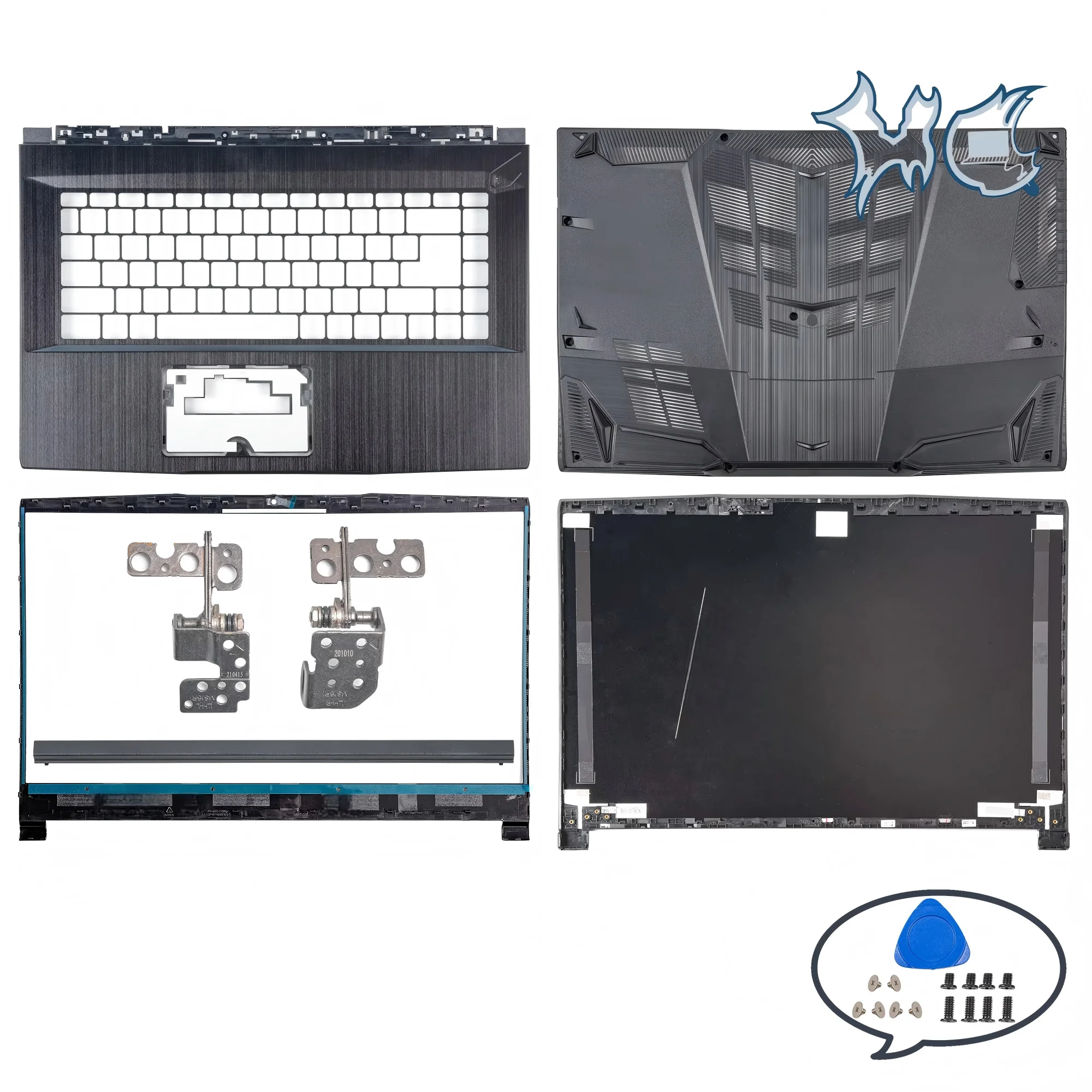 GF65 얇은 MS-16W1/16W2 MS-16R1 9SE 9SD 10SDR 9SEXR 뒷면 커버 베젤 손목 받침대 하단 하우징 케이..