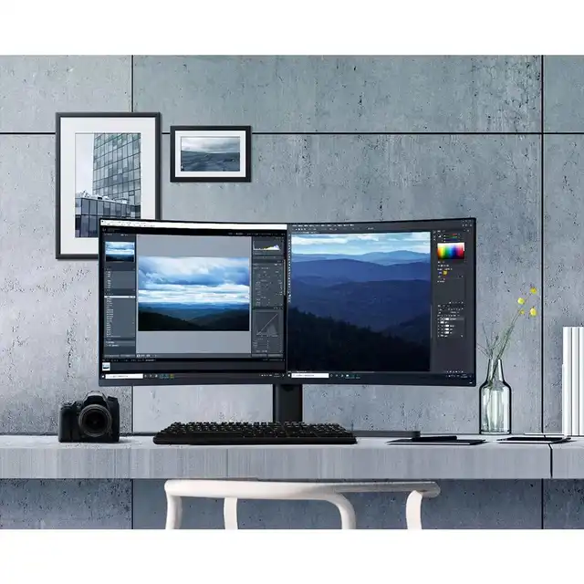 XIAOMI Curved Gaming Monitor LCD Monitors 34 Inch 21:9 Bring Fish Screen 144Hz 3440*1440 Resolution Sync Technology Display 4