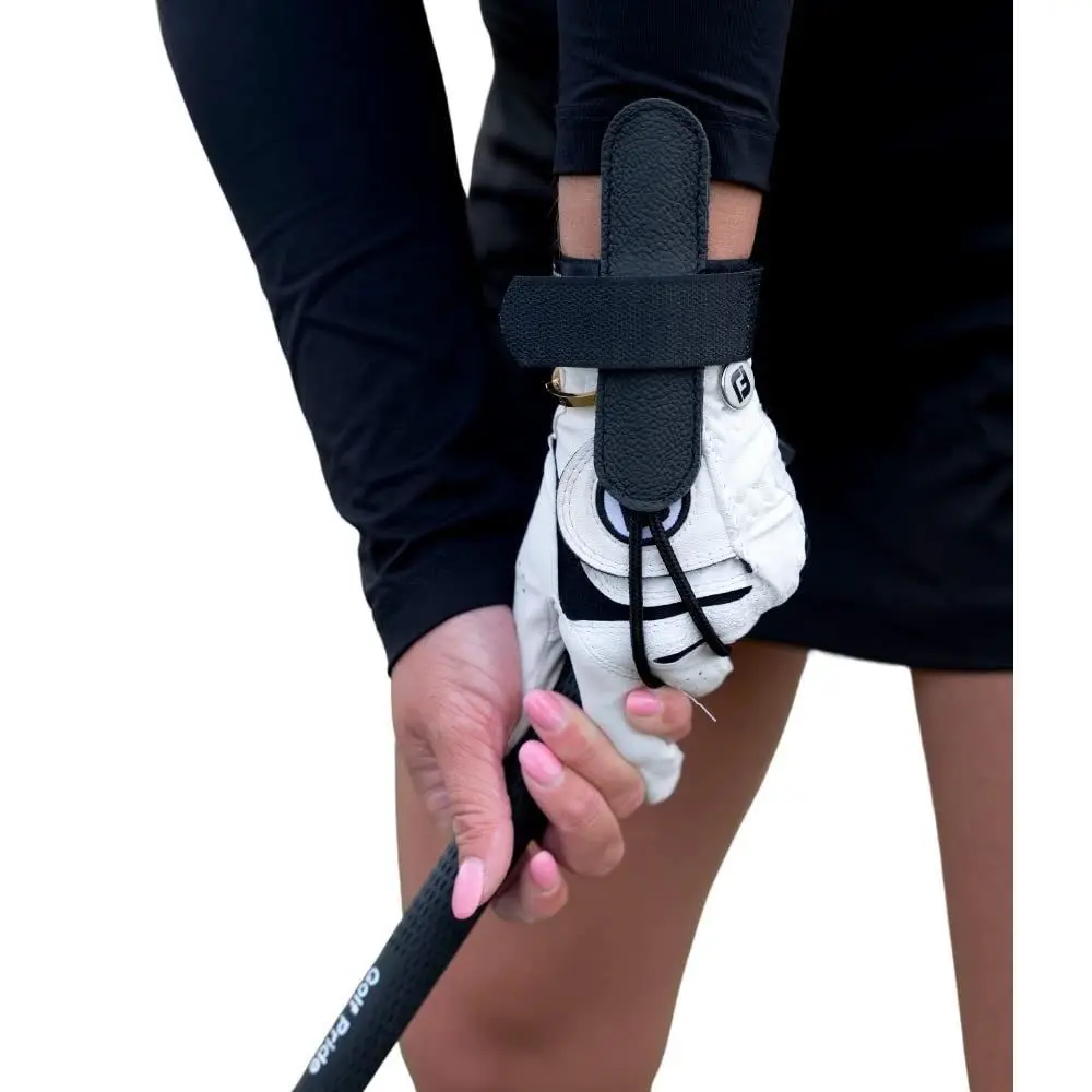 Description Picture 6 of itemHand Movement Golf Wrist Brace Wrist Protector Training Aids Golf Pose Corrector PU Material Adjustable Golf Swing Trainer