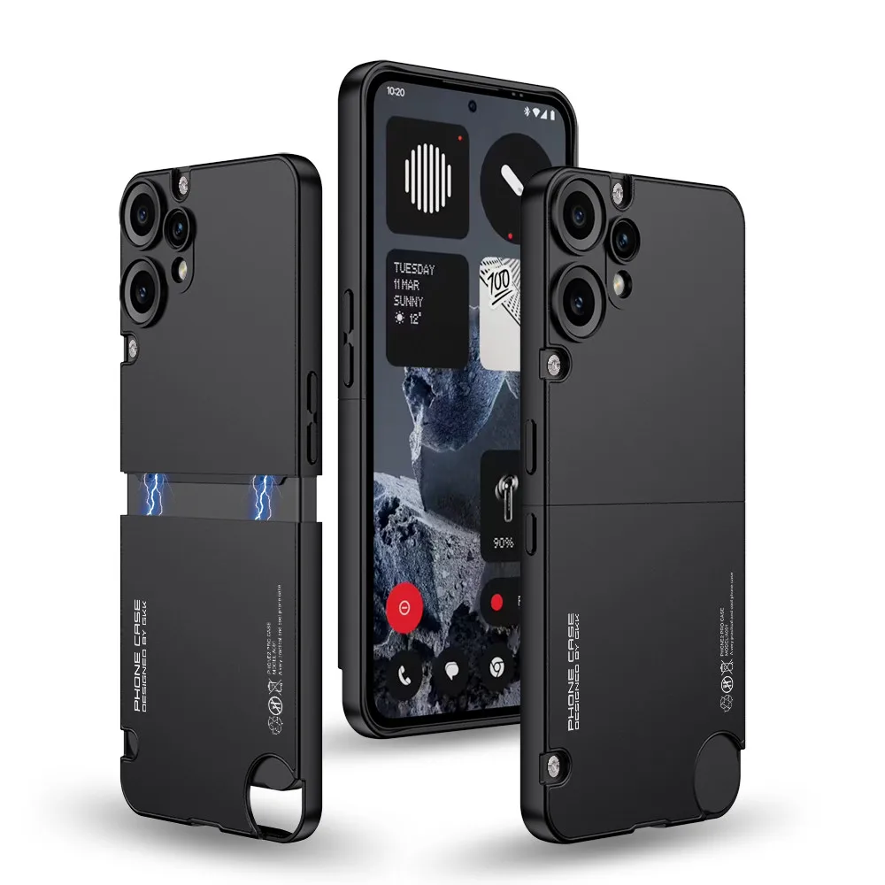 Sleek Ultra-Thin Detachable Hard Case with Lens Protection