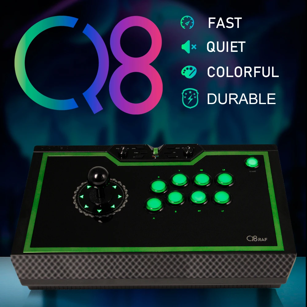 オマケ付】Qanba Q8 Q8-SR アーケードコントローラー qanba