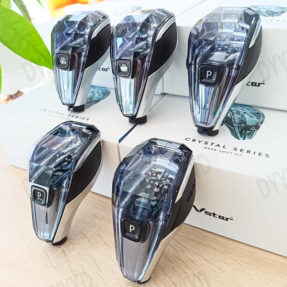 3 Pcs RHD Crystal Gear Shift Handle for BMW F10 F18 F20 F22 F32 F36 G30 Gear Shi