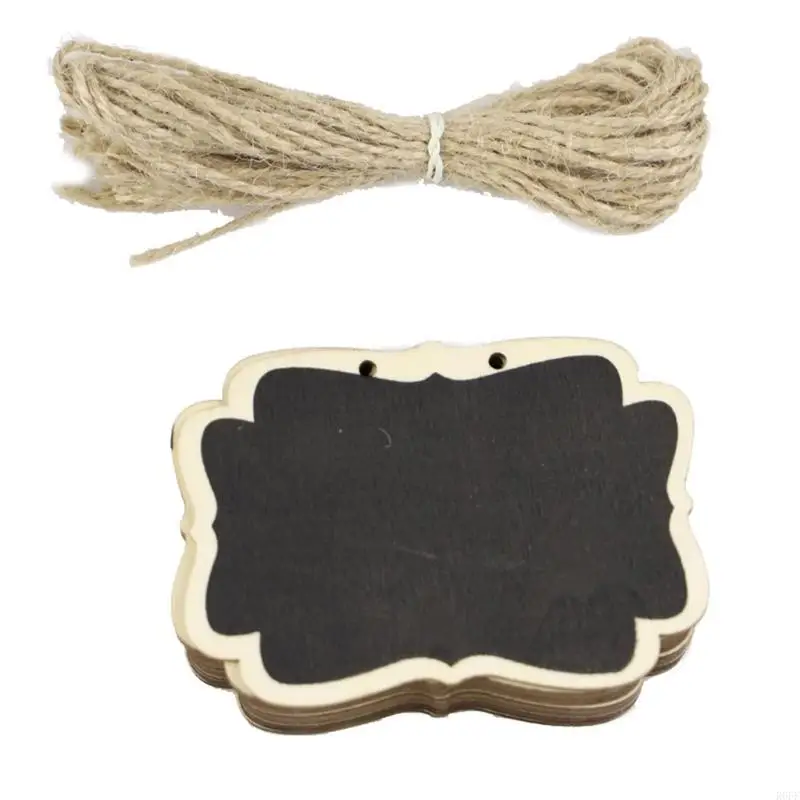 R6FF Mini Wooden Blackboards Chalkboard Craft Wedding Party Pastry Shop Choice
