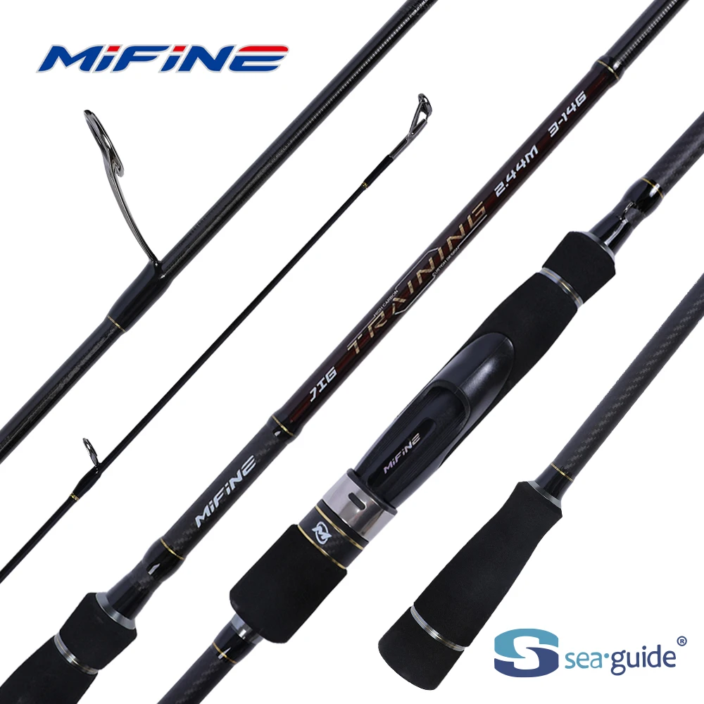 Canne à pêche leurre MIFINE JIG TRAINING fast hollow tip pour sandre brochet perche - puissance 10-14lb