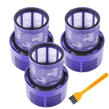 

Washable Big Filter Unit For Dyson V10 Sv12 Cyclone Animal Absolute Total Clean Cordless Vacuum Cleaner, Replace Filter