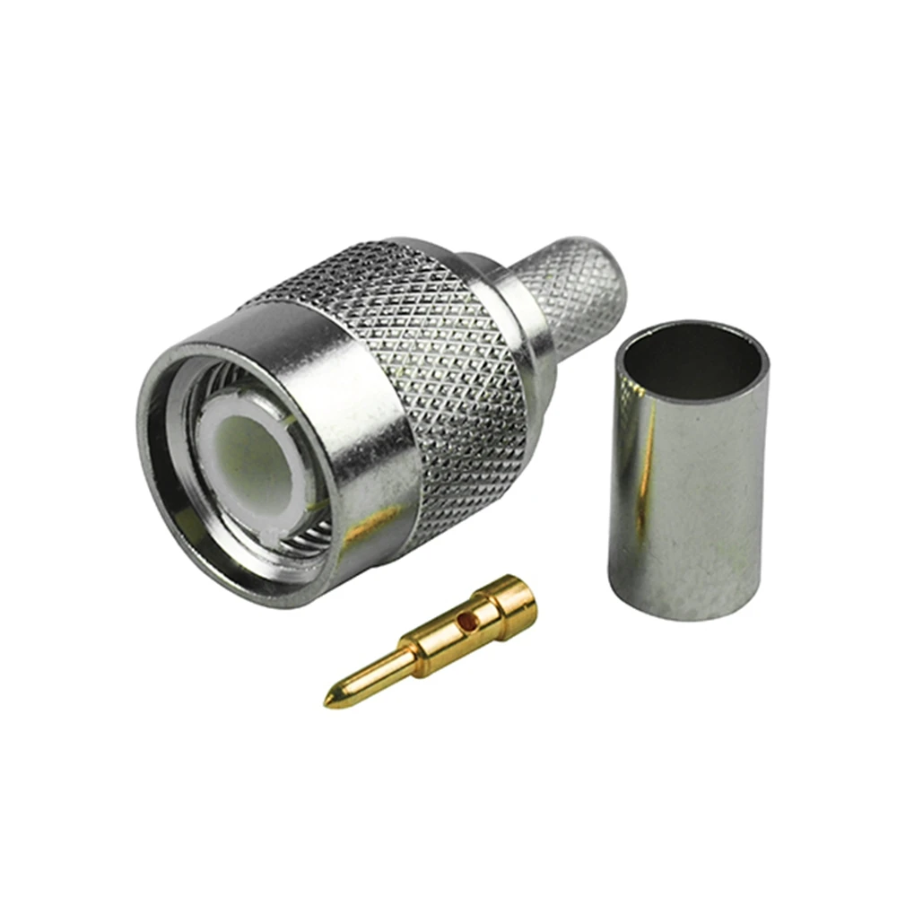 TNC Clamp Male RF Coaxial Connector for LMR240 RG59 Cable