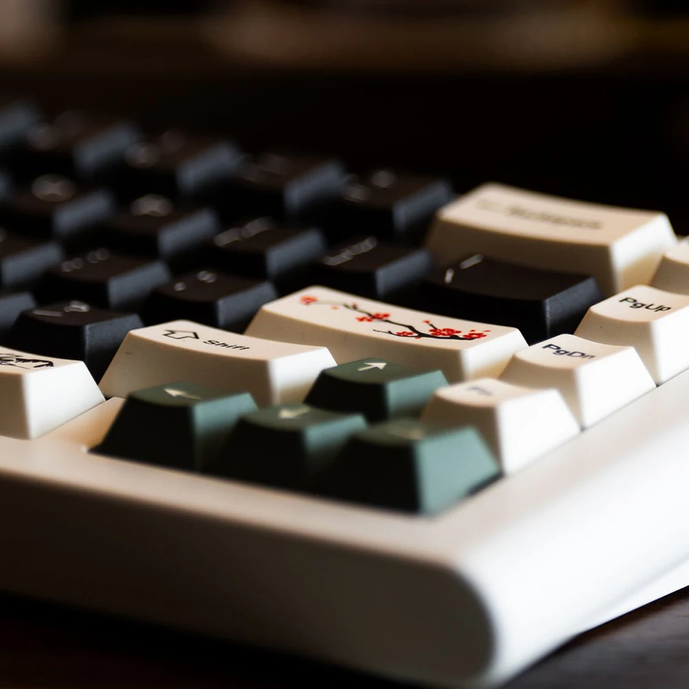 TUT 용수철 잉크 염료 서브 키캡 세트, 두꺼운 PBT 체리 프로파일, 키보드 87 tkl 104 ansi xd64 bm60 xd68 xd84 BM87 BM65
