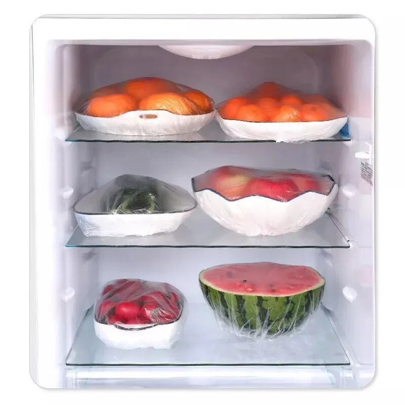 Elastic Food Storage Covers Reusable Plastic Bowl Covers for Fresh Food Preservation Stretchable Plate Wraps Kitchen Supplies