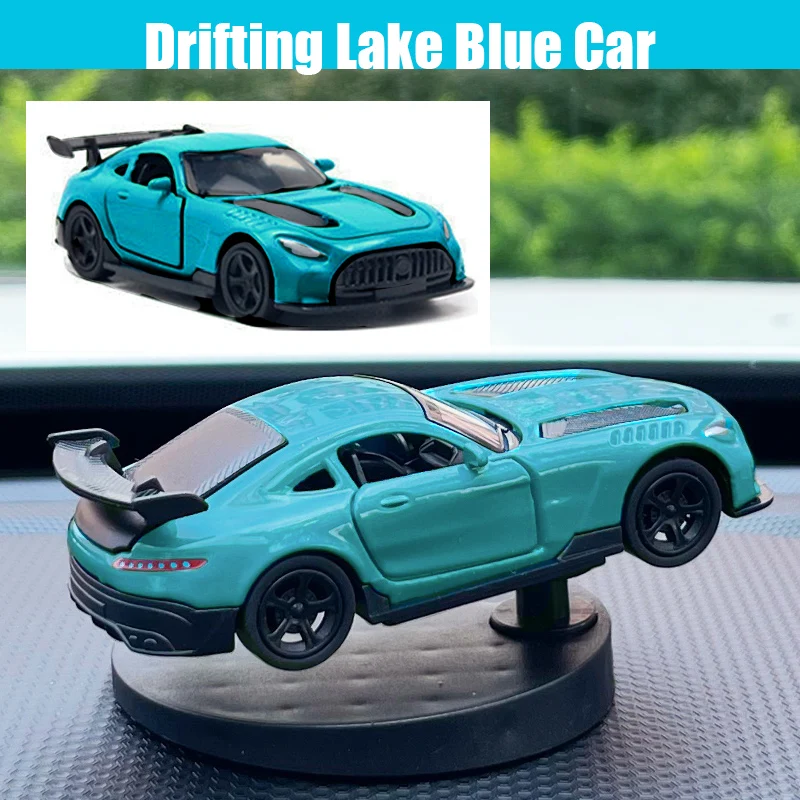 Dynamic Drift Car Dashboard Ornament - Sleek Sports Race Decor