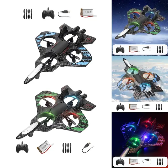 Foam Remote Control Airplane Drop Resistant USB Recahrgeable Fighter Model 4