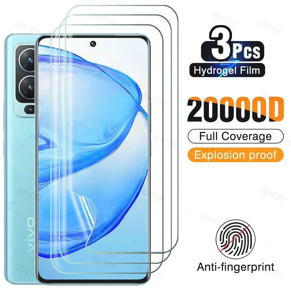 

Гидрогелевая пленка для Vivo Y35 Y55S Y75 Y33S Y21S Y72 Y56 Y35 Y55, 3 шт.