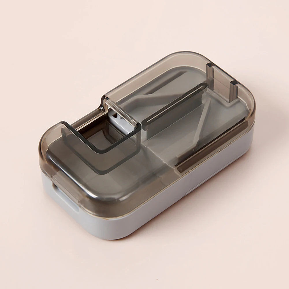 Compact Travel Pill Organizer with Compartments for Daily Medication Storage