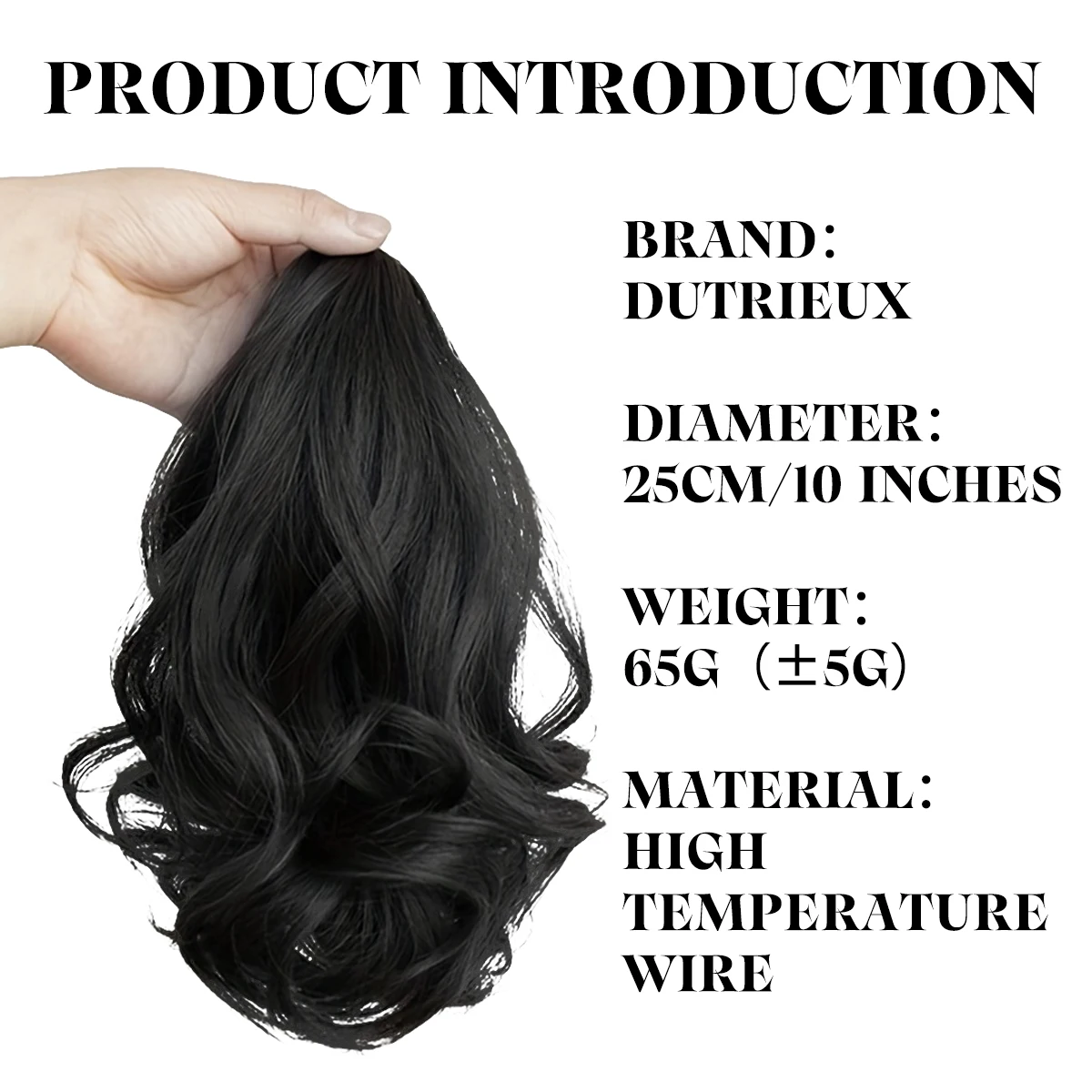 Synthetic Strap Ponytail Hair Extension Wig Curly Ponytail Surrounding Woman's Ponytail Clip In Hairpiece Hair Accessories
