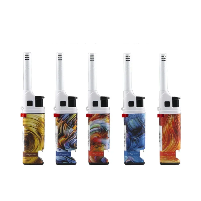 Gas Lighter Windproof Inflatable Welding Spray Gun Torch Turbo Lighter Kitchen Outdoor Barbecue Gas Stove Coal Igniter