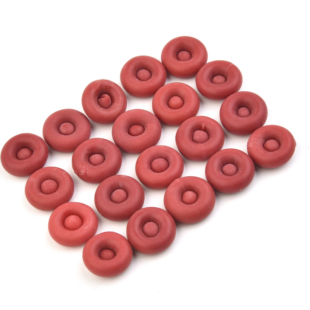 20Pcs Caulking Gun Nozzles Cap Red Caulk Saving Cap Caulk Sealer Saver Open Caulking Tube For Sealing And Preserving caulking gun caulking gun nozzles caulking nozzle caulking tools caulking cap