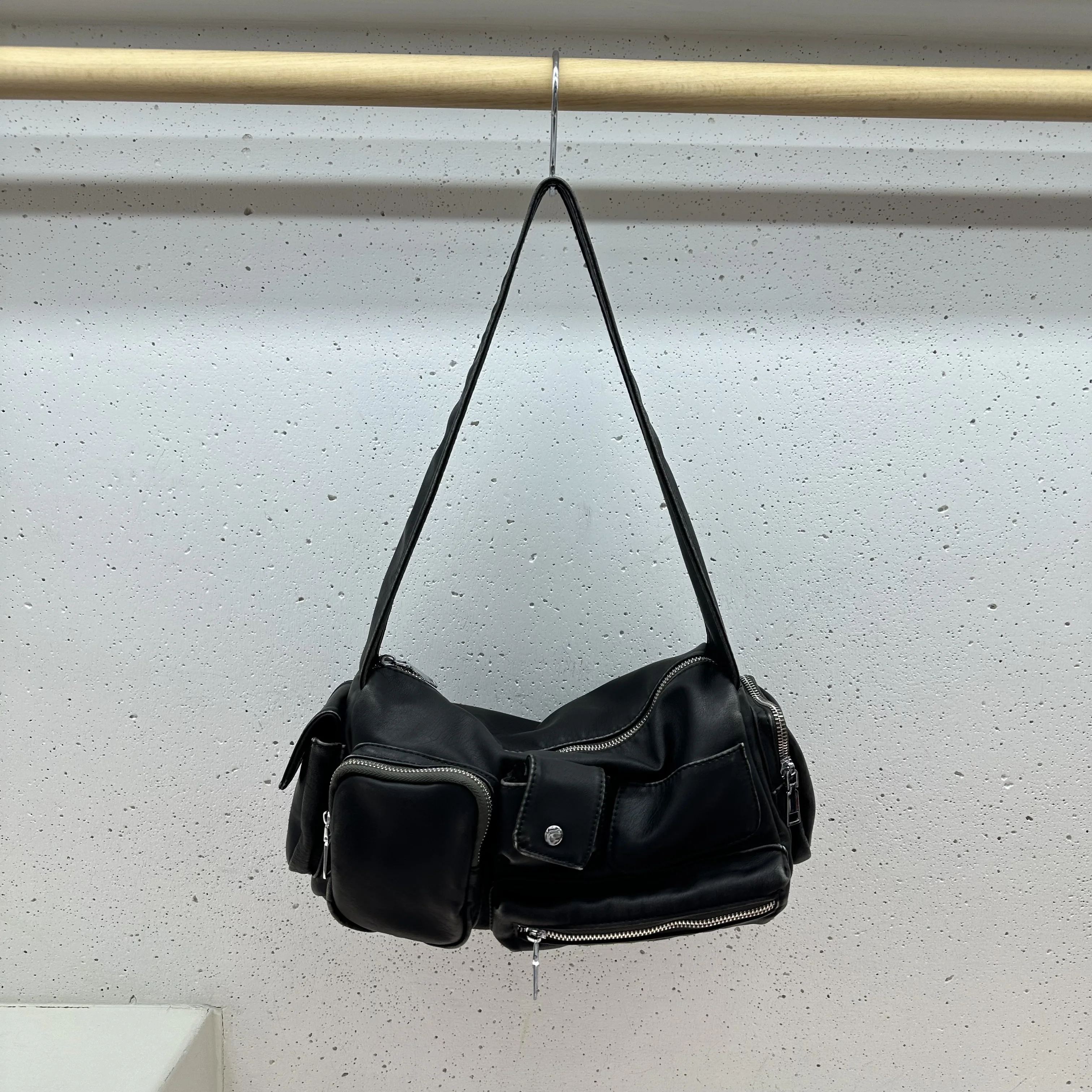 2025 Design Fashion New Women's Canvas Crossbody Shoulder Bag pu Leather Tote Bags Handbag Bag High Quality