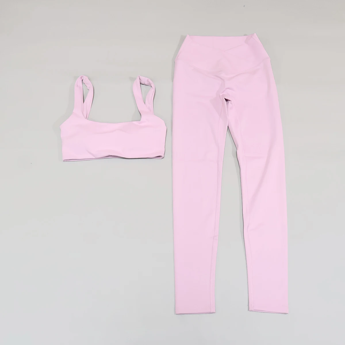 Ctenkevet Neues Sommer Damen Sport-BH und Crop-Top Set - Workout-Kleidung Lässiges Zweiteiler-Set Yoga-Bekleidung Damenmode – Detail 19