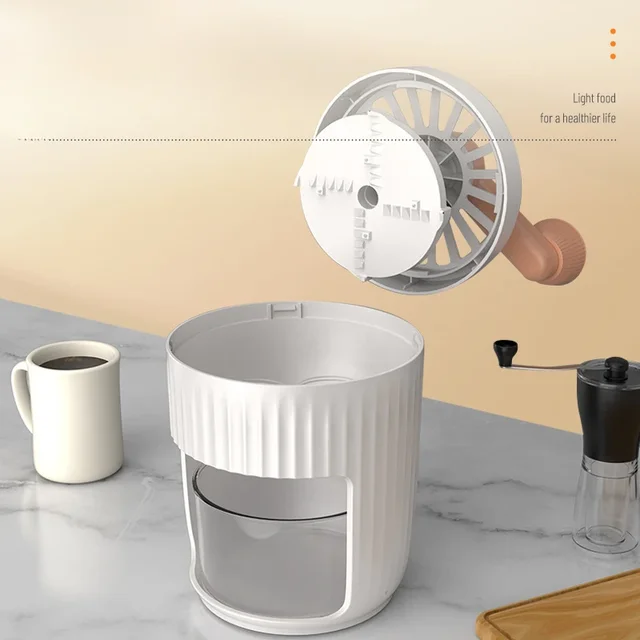 Ice Machine Household Small Continuous Ice Machine Manual Shaved Ice Machine Ice Maker Smoothie Hand-cranked Ice Crusher 2