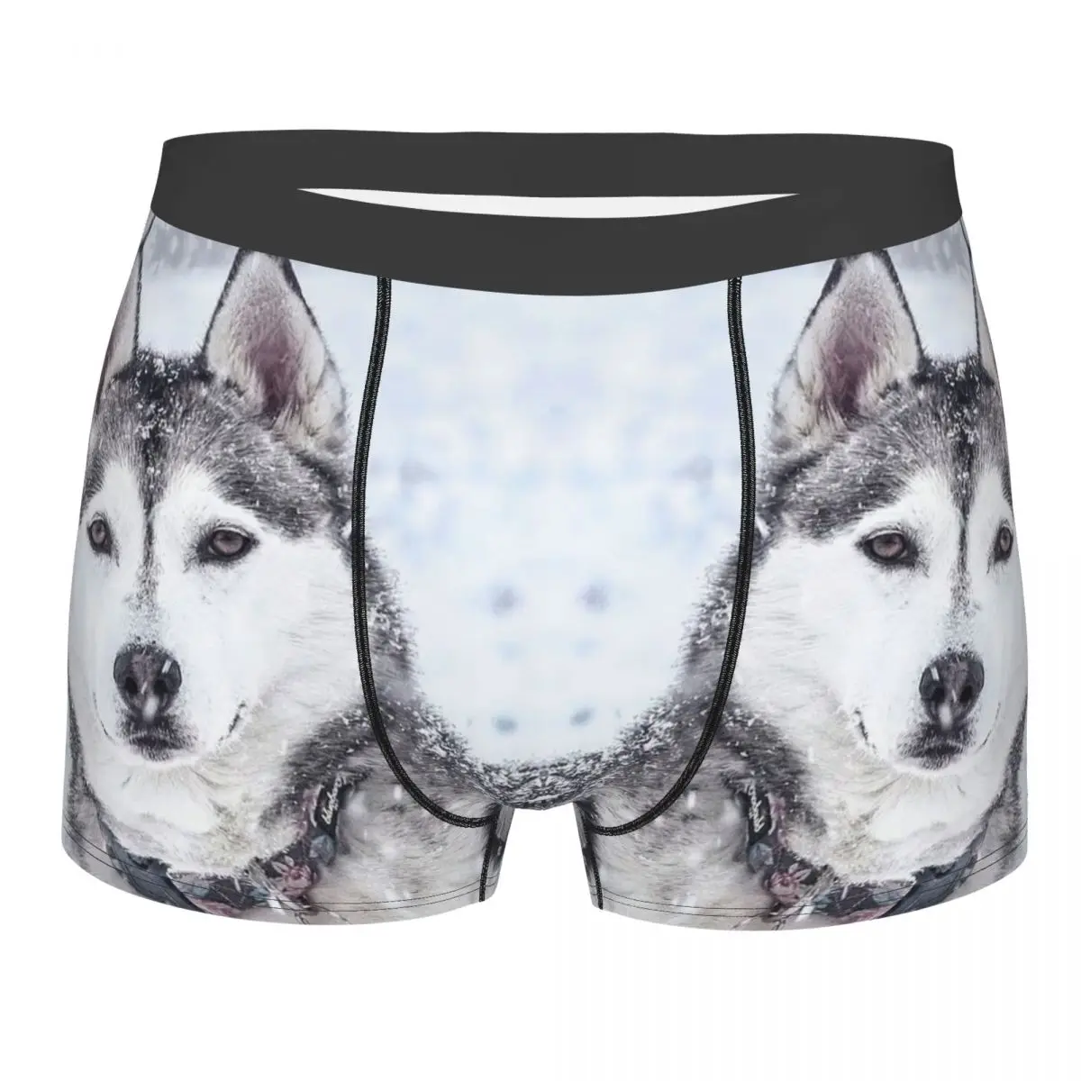 NoveltyBoxerSiberianHuskyDogShortsPantiesBriefsManUnderwearDogsAnimalPolyester