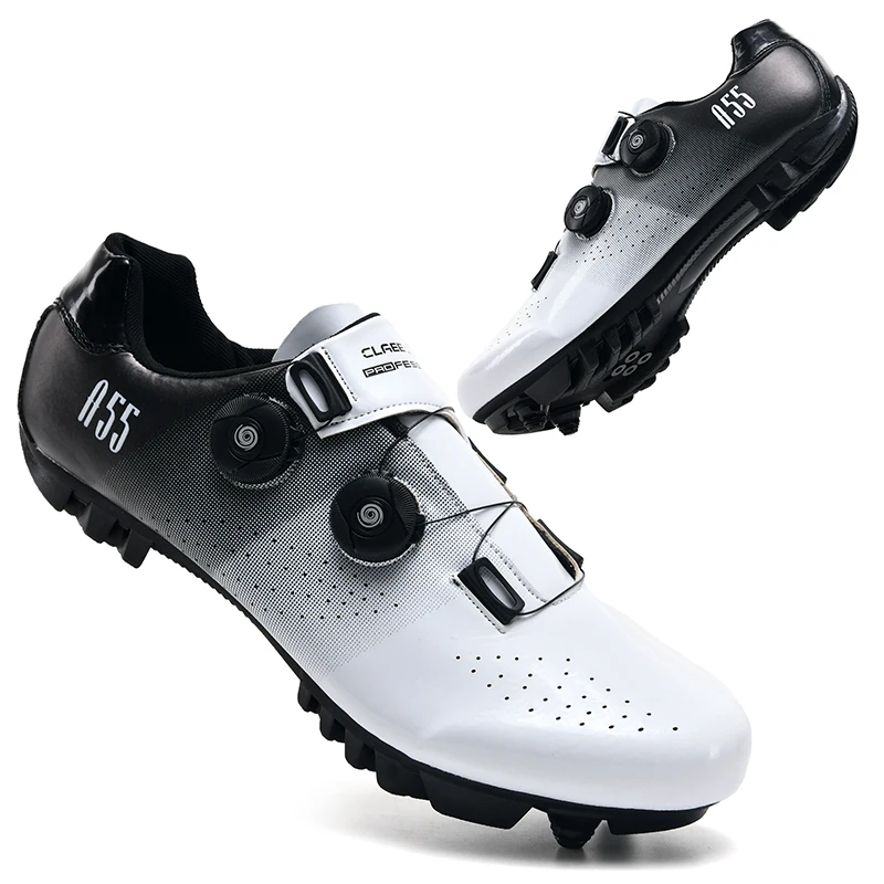 Professional Ultralight Cycling Shoes Men Self-Locking SPD Racing Road Bike Shoes Bicycle Sneakers Outdoor MTB Flat Cleat